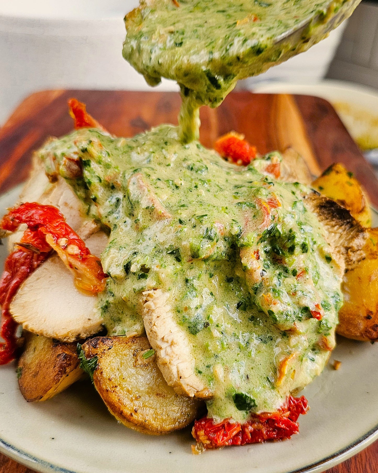 1. Creamy Tuscan Chicken with Potatoes