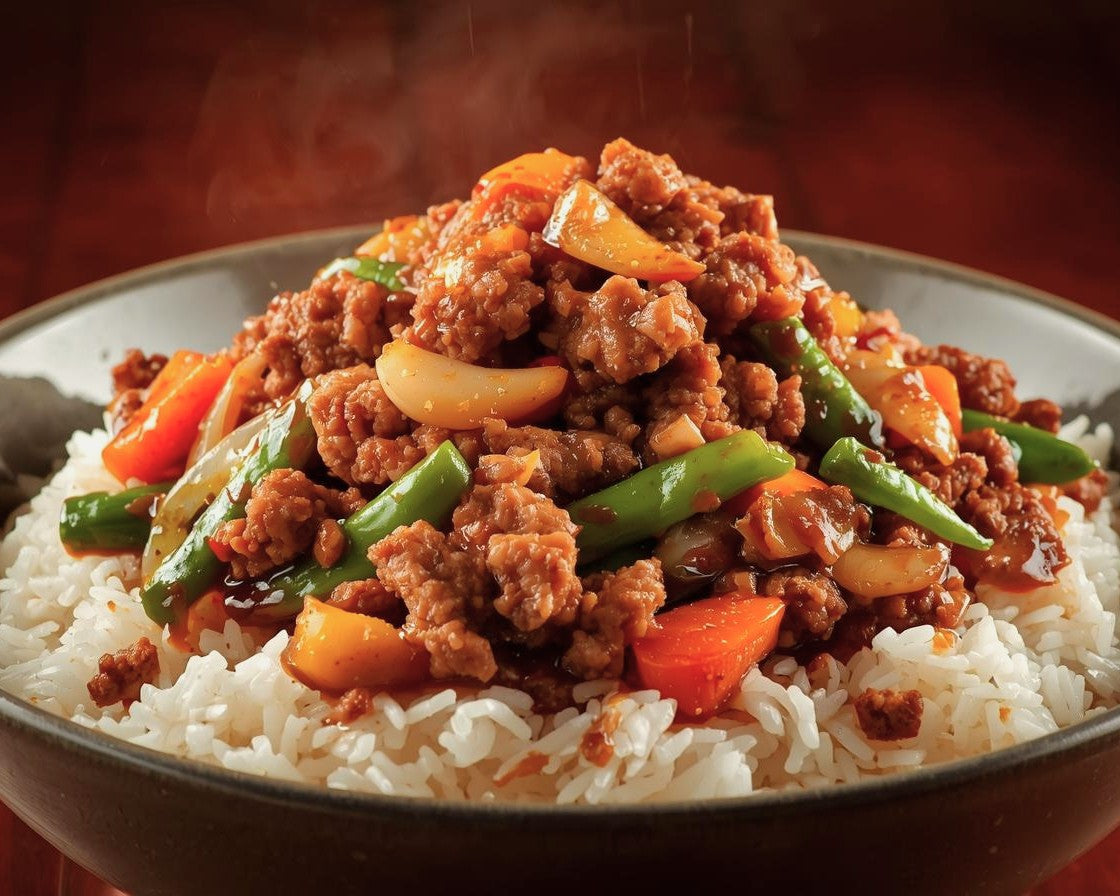 4. Ginger Beef & Vegetable Stir Fry