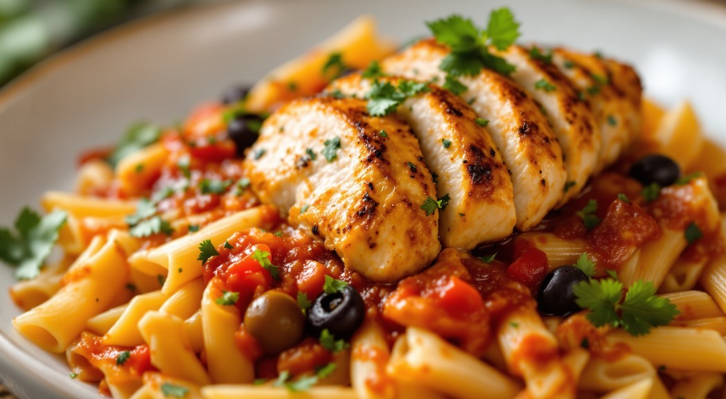 3. Chicken Pasta ala Arrabbiata