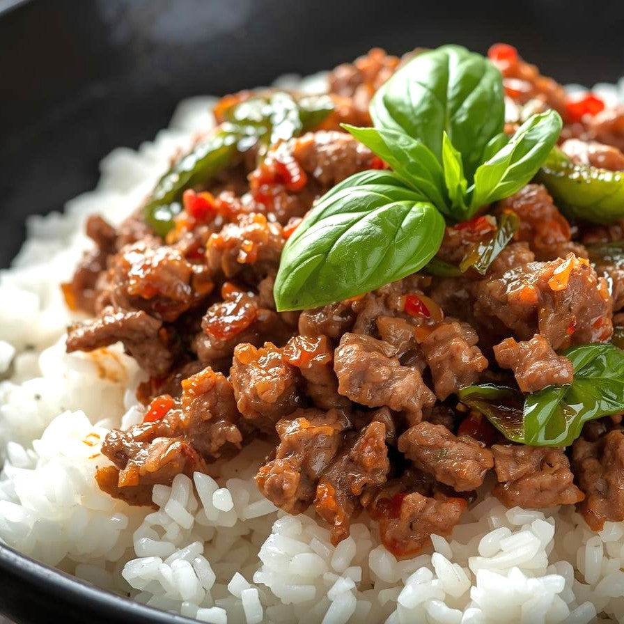 Spicy 'Krapow' Chicken, Chilli & Basil Stir-Fry