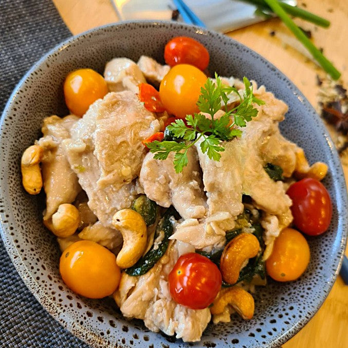 5. Chicken & Cashew Nut Stir Fry on Rice