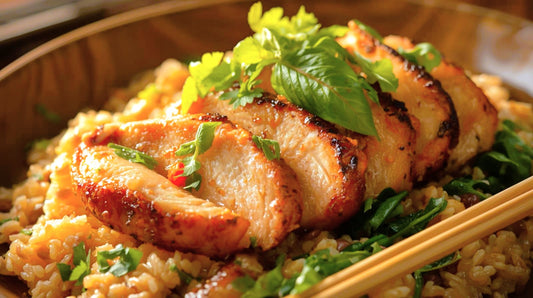 5. Lemongrass Chicken with Fried Rice