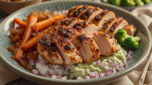 [LOW CAL] Mediterranean Spiced Chicken & Rice