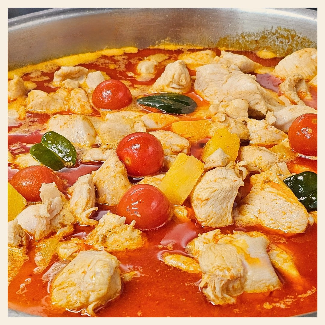 5. Chicken & Pineapple Red Curry with Rice