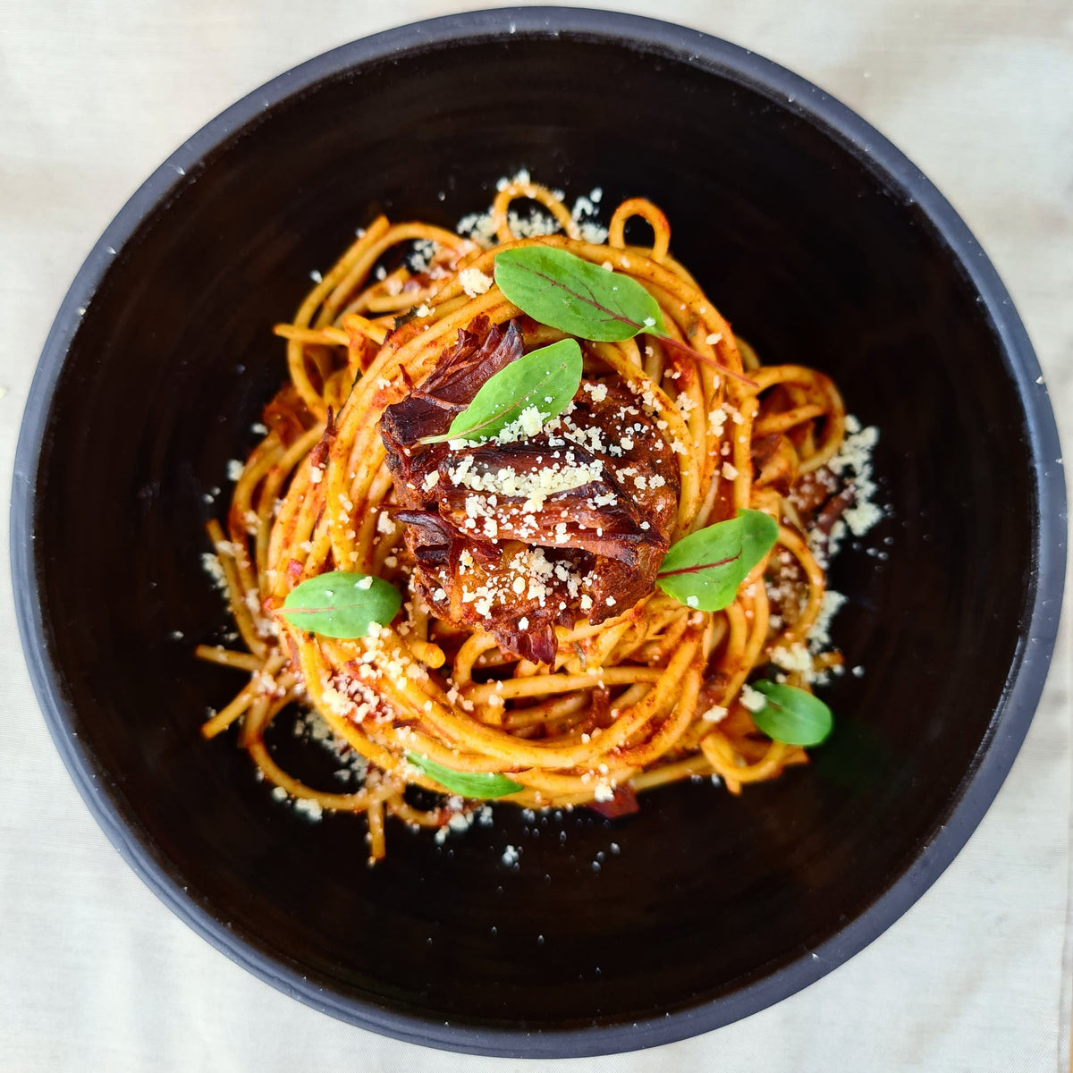 2. Meatball Pasta with Parmesan