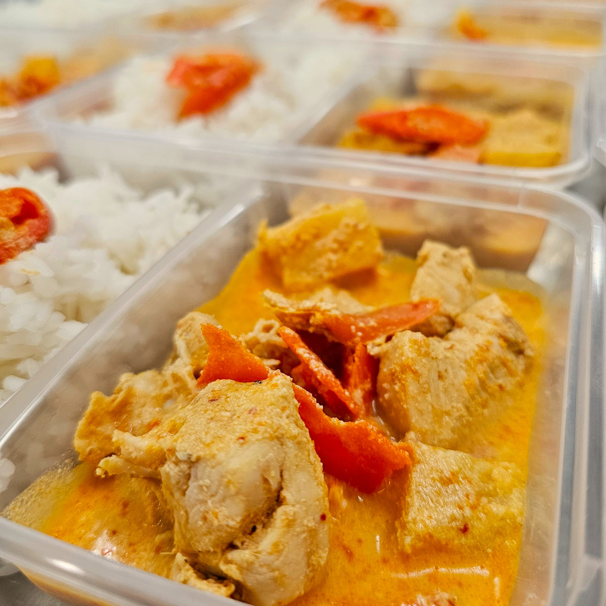 5. Chicken & Pineapple Red Curry with Rice