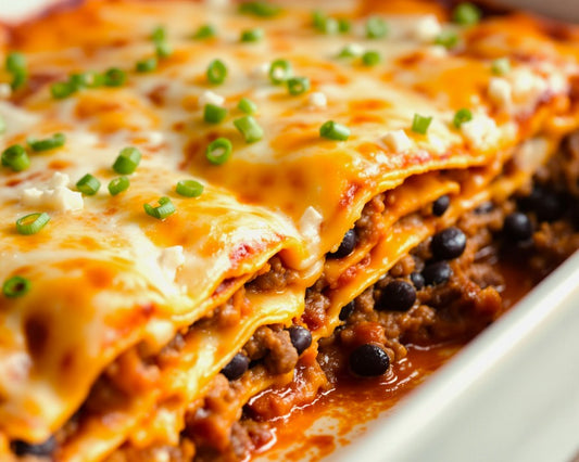 2. Enchilada Bake with Hot Sauce & Cheese