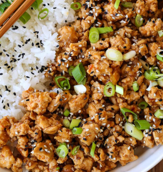 1. Honey & Sesame Chicken Bowl