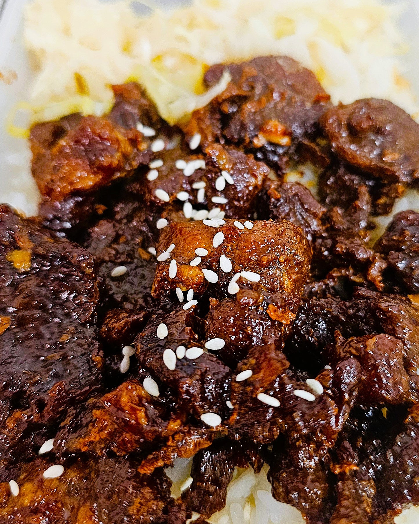 Braised Sticky Pork, Fennel Pickles & Rice